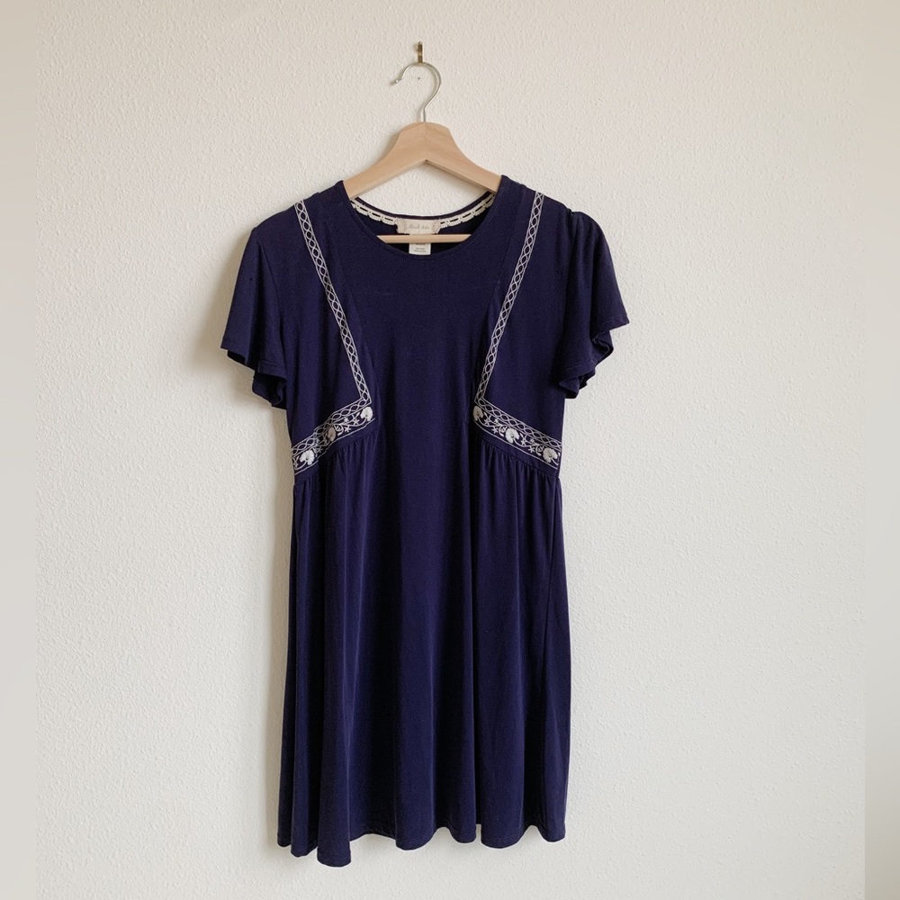 Altar’d State Embroidered Blue Dress